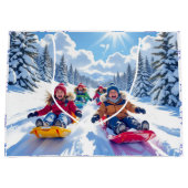 Kinder Glegendär Winterspass pur Große Geschenktüte (Vorderseite)