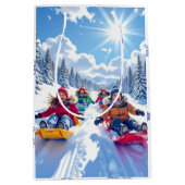 Kinder Glegendär Winterspass pur Mittlere Geschenktüte (Vorderseite)