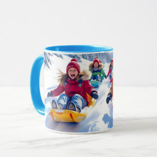 Kinder Glegendär Winterspass pur Tasse