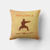 Kinder glücklich 8. Geburtstag Japan Martial Arts  Kissen (Rückseite)