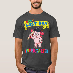 Kinder glücklich am letzten Kindergarten 1. Klasse T-Shirt
