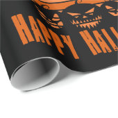 Kinder glücklich Halloween Skeleton Katze Retro So Geschenkpapier (Rolleneckpunkt)