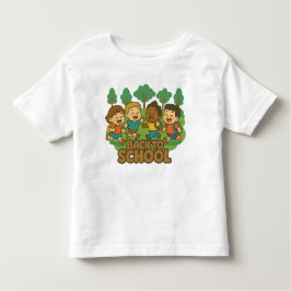 Kinder glücklich laufen kleinkind t-shirt