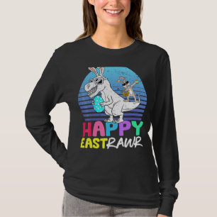 Kinder glücklich Ost T Rex Oster Bunny Dinosaur Eg T-Shirt