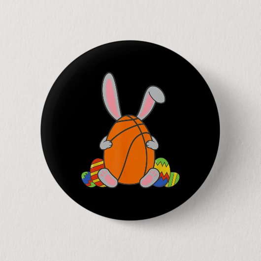 Kinder glücklich Ostern Boketbyll Bunny Ears Spaß Button (Vorderseite)