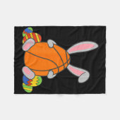Kinder glücklich Ostern Boketbyll Bunny Ears Spaß Fleecedecke (Vorderseite (Horizontal))