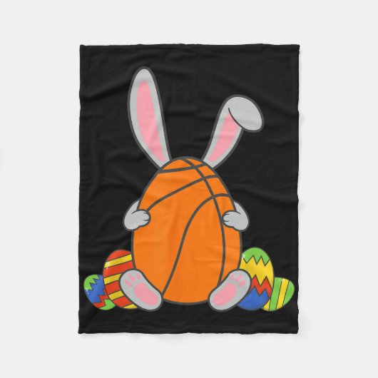 Kinder glücklich Ostern Boketbyll Bunny Ears Spaß Fleecedecke (Vorderseite)