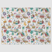 Kinder glücklich zum Geburtstag Seidenpapier (Vorderseite)