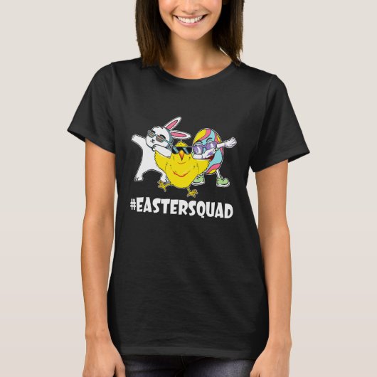 Kinder glückliche Osterscheide Bunny Ears Ei Boys T-Shirt (Vorderseite)