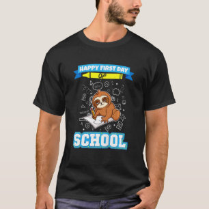 Kinder glücklicher erster Tag der Schule Kindergar T-Shirt
