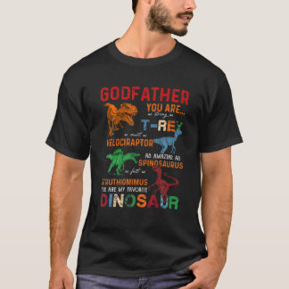 Kinder Godvater Sie sind mein Lieblings-Dinosaurie T-Shirt