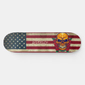 Kinder Golden Skull Skateboard (Horizontal)