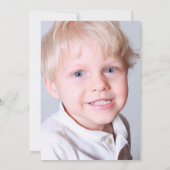 Kinder Golf Thema Geburtstagsparty Foto Einladung (Rückseite)