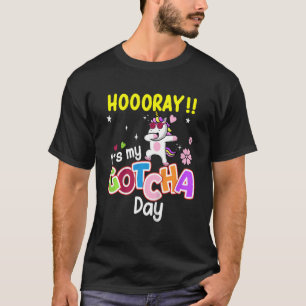 Kinder Gotcha Tag Kinder Niedliche Adoption Tag Ad T-Shirt