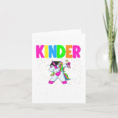 Kinder Grad Kindergarten Abschluss Unicorn Karte (Vorderseite)