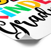 Kinder Graduate Kindergarten 2024 Abschluss Gesche Poster (Ecke)