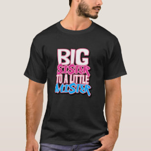Kinder große Schwester zu einer kleinen Schwester T-Shirt