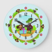 Kinder Große Wanduhr (Vorderseite)