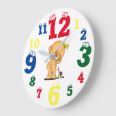 Kinder Große Wanduhr (Winkel)