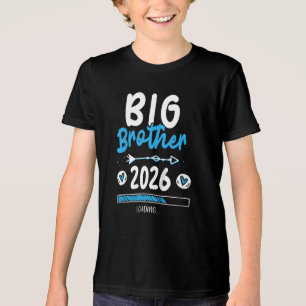 Kinder Großer Bruder 2026 Babyankündigung wird gel Tri-Blend Shirt