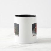 Kinder haben den dekorativen Baum beendet Tasse (Zentrum)