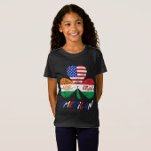 Kinder Halb irische halb italienische amerikanisch T-Shirt (Vorne ganz)