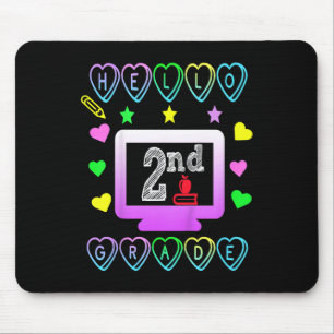 Kinder Hallo 2. Klasse ersten Tag der Schule Spaß Mousepad