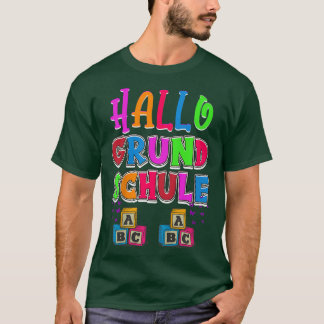 Kinder Hallo Grundschulanfänger, Kindergarten, T-Shirt