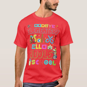 Kinder Hallo Mittelschüler Abschluss Grundschule T-Shirt
