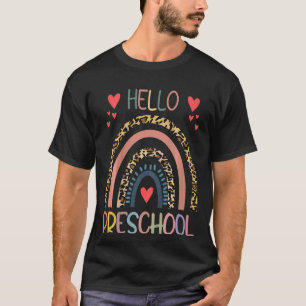Kinder Hallo Vorschullehrer Kinder kehren zurück T-Shirt