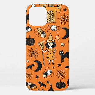 Kinder Halloween Hintergrund. Nahtloses Vintages P Case-Mate iPhone Hülle