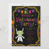 Kinder-Halloween-Party Einladung (Vorderseite)