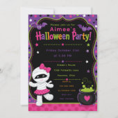 Kinder-Halloween-Party Einladung (Vorderseite)