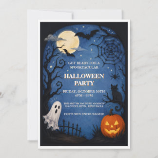 Kinder-Halloween-Party-Einladung Einladung