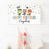 Kinder Halloween Party farbenfroh Banner (Insitu)
