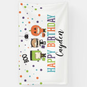 Kinder Halloween Party farbenfroh Banner (Vertikal)