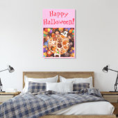 Kinder-Halloween-Party Leinwanddruck (Insitu (Schlafzimmer))