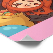 Kinder-Halloween-Party Poster (Ecke)