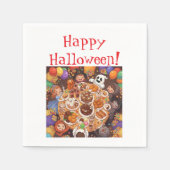 Kinder-Halloween-Party Serviette (Vorderseite)