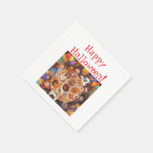 Kinder-Halloween-Party Serviette (Ecke)