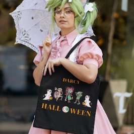 Kinder halloween spookoky tragetaschen mit langen trägern