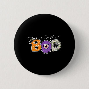 Kinder Halloween Spooky Season Pumpkin Kleinkind B Button