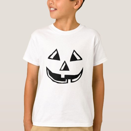 Kinder Haloween Pumpkin Shirt (Vorderseite)