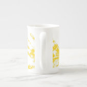 Kinder Handprints in der Farbe Porzellantasse (Rückseite)