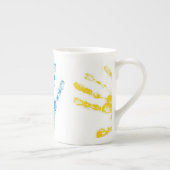 Kinder Handprints in der Farbe Porzellantasse (Rechts)