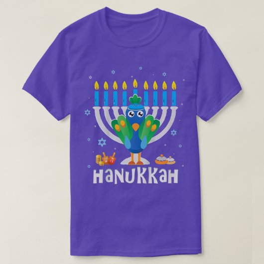 Kinder Hanukkah Pajamas für Kinder Jungen Mädchen T-Shirt (Design vorne)