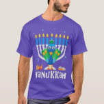 Kinder Hanukkah Pajamas für Kinder Jungen Mädchen  T-Shirt<br><div class="desc">Kinder Hanukkah Pajamas für Kinder Jungen Mädchen Jüdischer Pfau Hanukkah.</div>