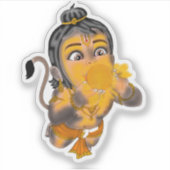 Kinder-Hanuman-Aufkleber Aufkleber (Vorderseite)