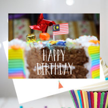 Kinder Happy Birthday Card