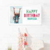 Kinder Happy Birthday Party Foto Banner (Insitu)
